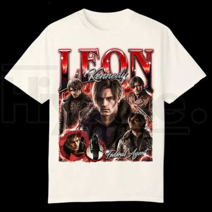 Leon S. Kennedy Resident Evil Requiem Bootleg T-Shirt – RE9 Fan Gift Tee