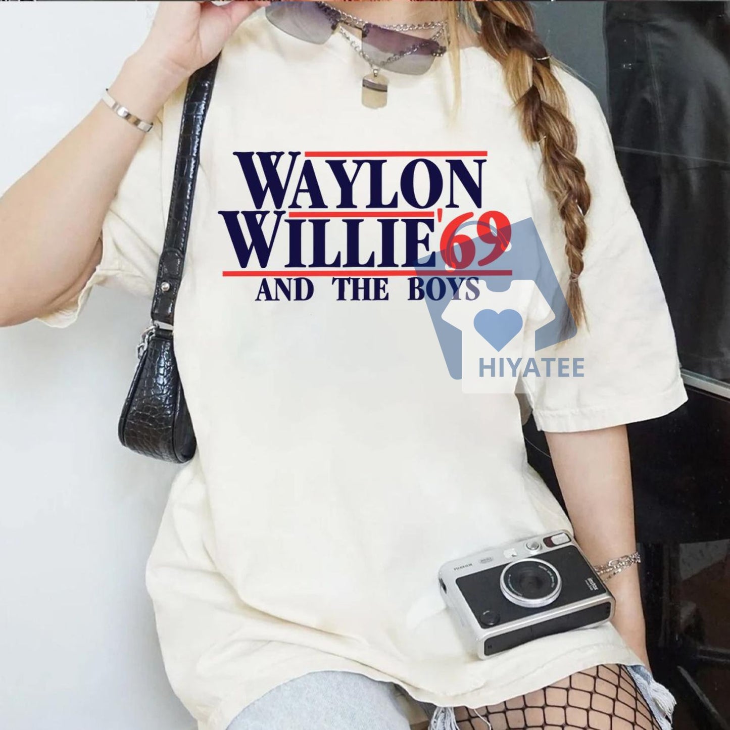 Waylon Willie ’69 and The Boys T-Shirt – Retro Country Music Tee, Vintage Western Shirt for Men & Women