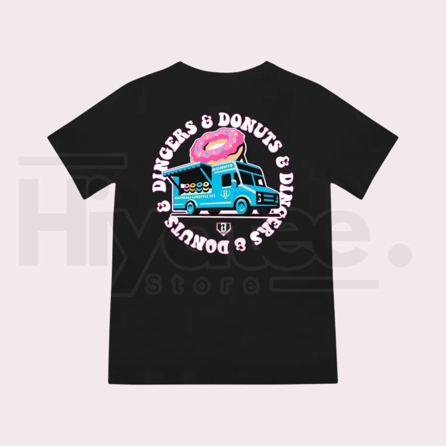 Donut Truck Lightweight Youth Tee – Funny Foodie Graphic Shirt, Short Sleeve Summer T-Shirt