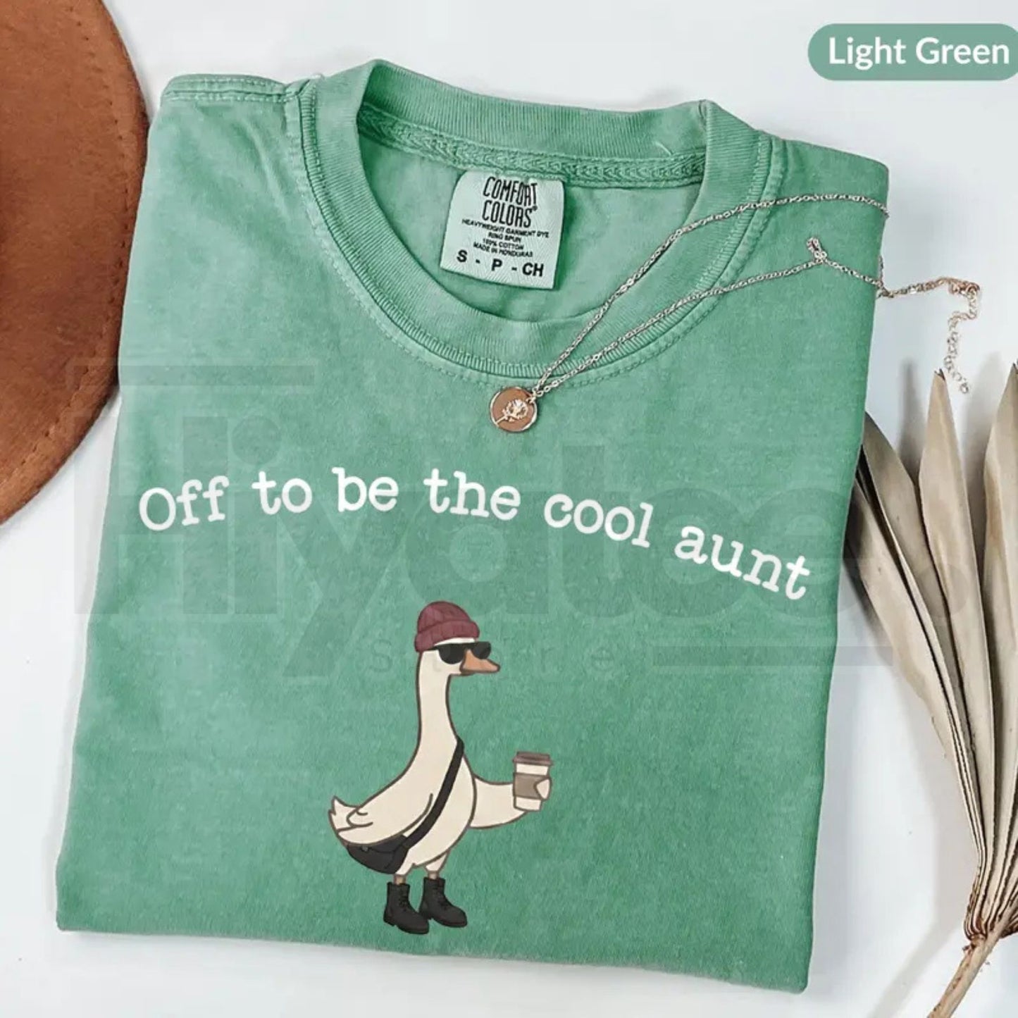 Comfort Colors® Auntie Silly Goose Shirt – Cool Aunt Club Pregnancy Announcement Tee