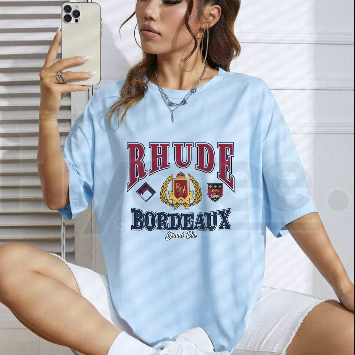 Rhude Grand Prix Bordeaux Racing T-Shirt – Black Vintage Motorsport Graphic Tee