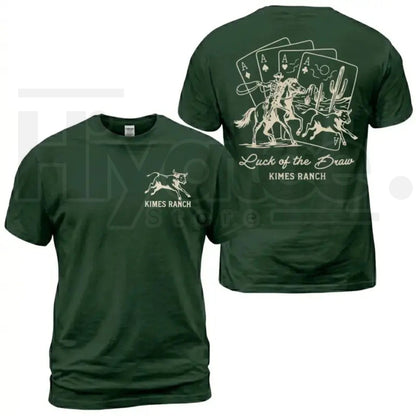Kimes Ranch Luck Of The Draw T-Shirt – Western Rodeo Graphic Tee