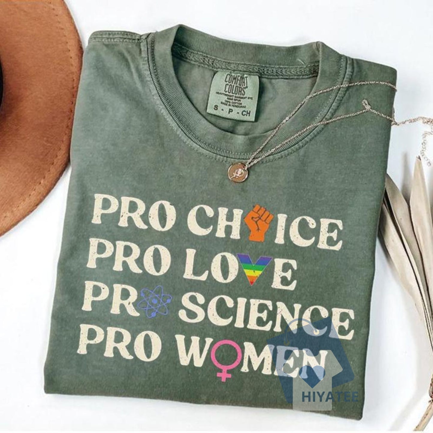 Comfort Colors Pro-Choice Women’s Rights Shirt – Feminist Activist Tee, LGBTQ Pride & Social Justice Apparel