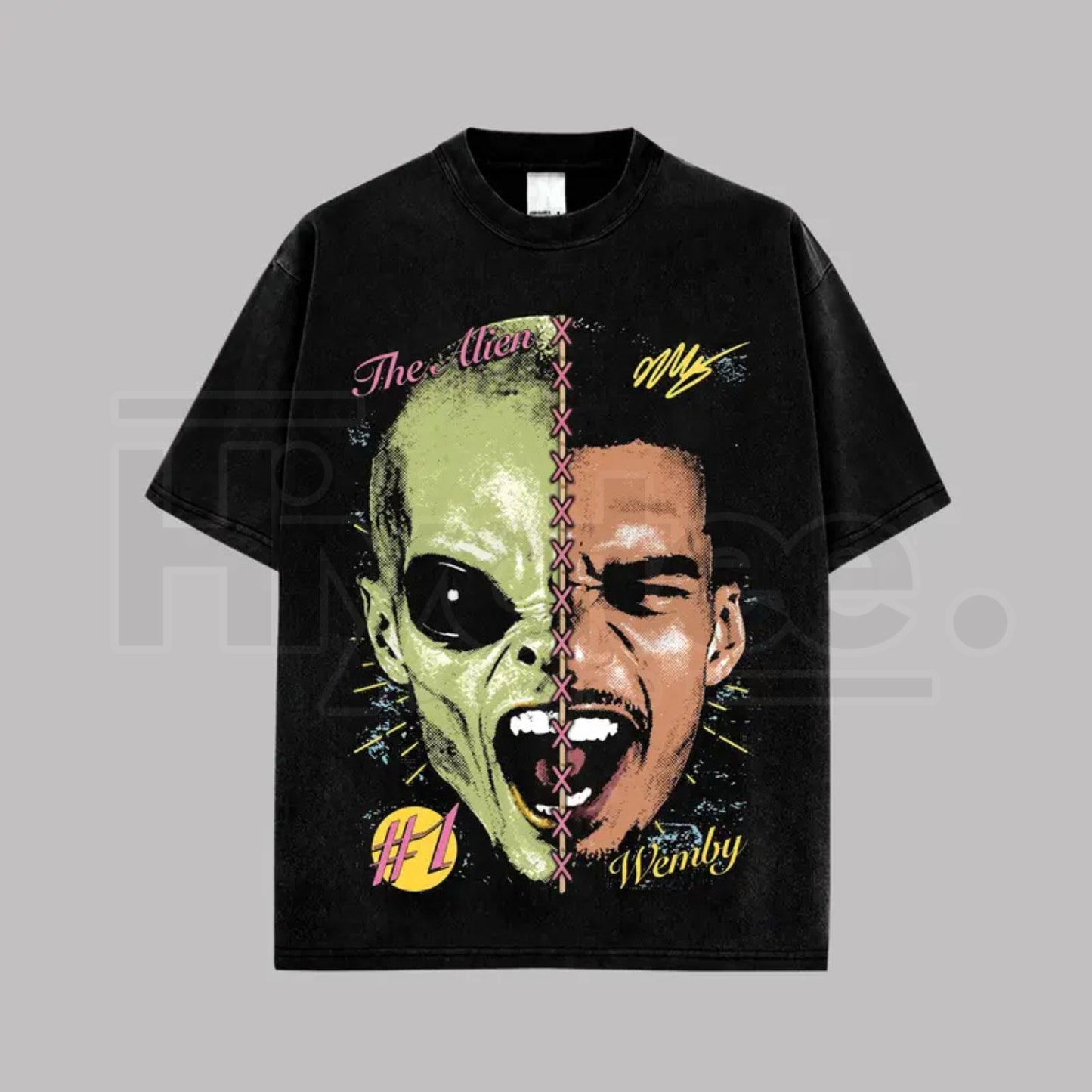 Victor Wembanyama VW1 T-Shirt – Vintage Spurs Nation Basketball Graphic Tee