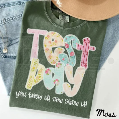 Comfort Colors® Test Day Shirt – Teacher State Testing T-Shirt, Testing Coordinator Life Tee