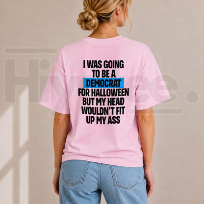 Democrat Halloween Costume T-Shirt – Funny Political Satire Party Graphic Tee