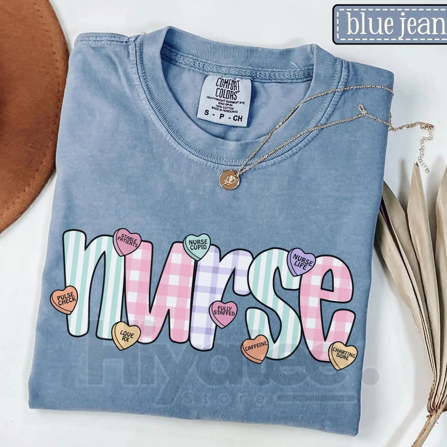 Comfort Colors® Nurse Valentine's Day Candy Heart Shirt
