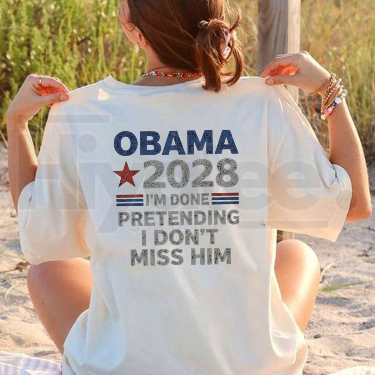 Obama 2028 Political Graphic T-Shirt