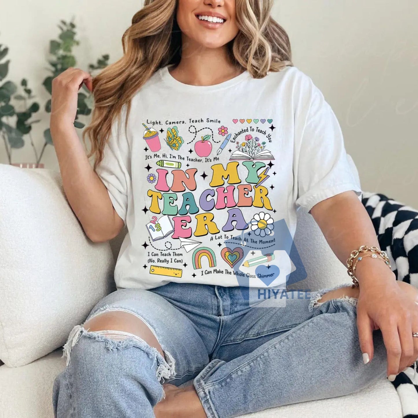 In My Teacher Era Shirt – Cute Graduation & Teacher Gift Tee for Women & Friends
