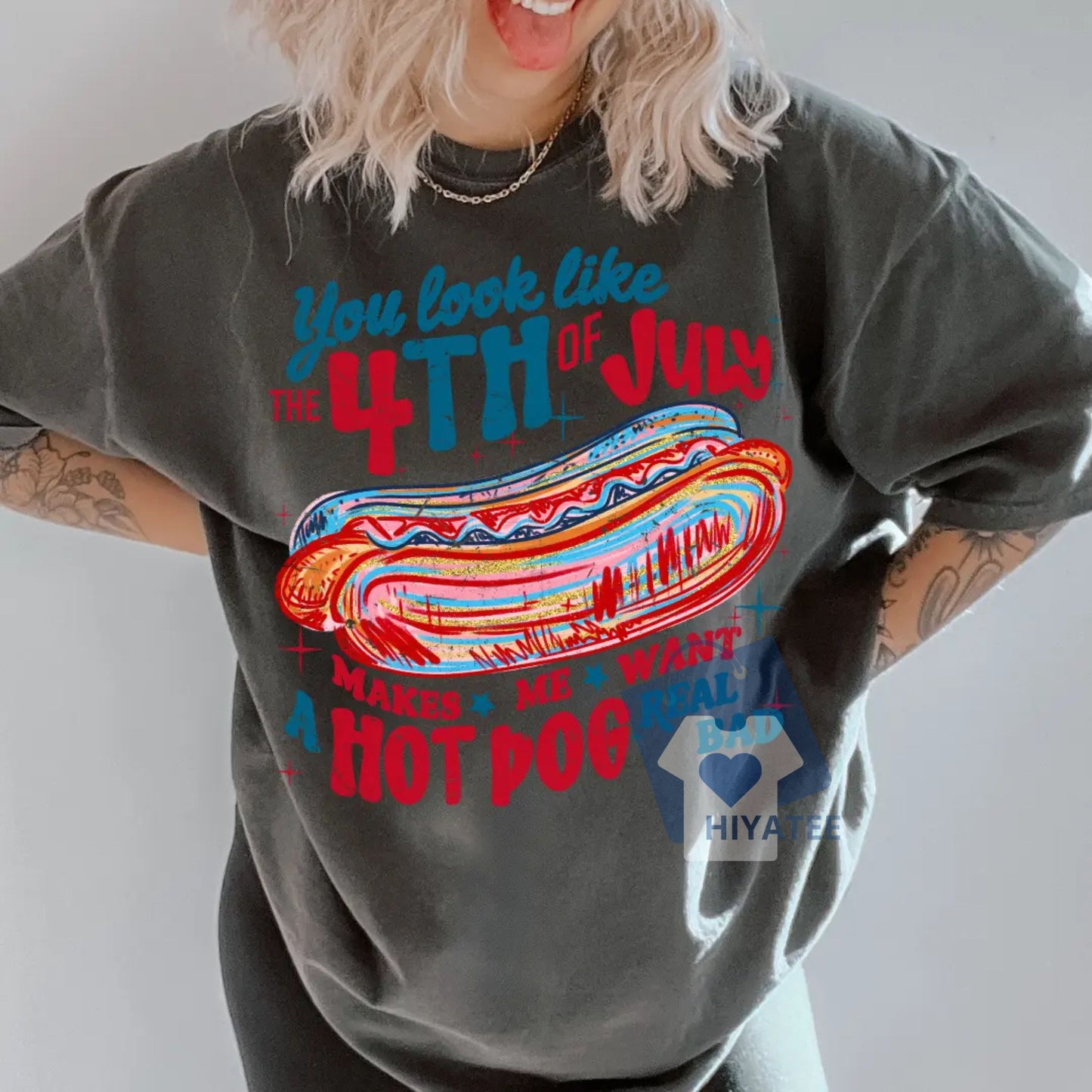 You Look Like the 4th of July T-Shirt – Unisex Cotton Tee with Relaxed Fit, Made in USA