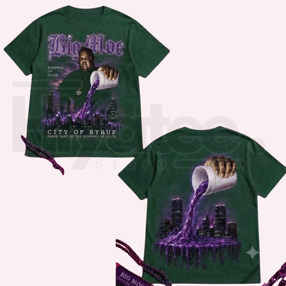 Big Moe Heavy Cotton Unisex Graphic T-Shirt – Houston Texas Screwed Up Click DJ Screw Tee