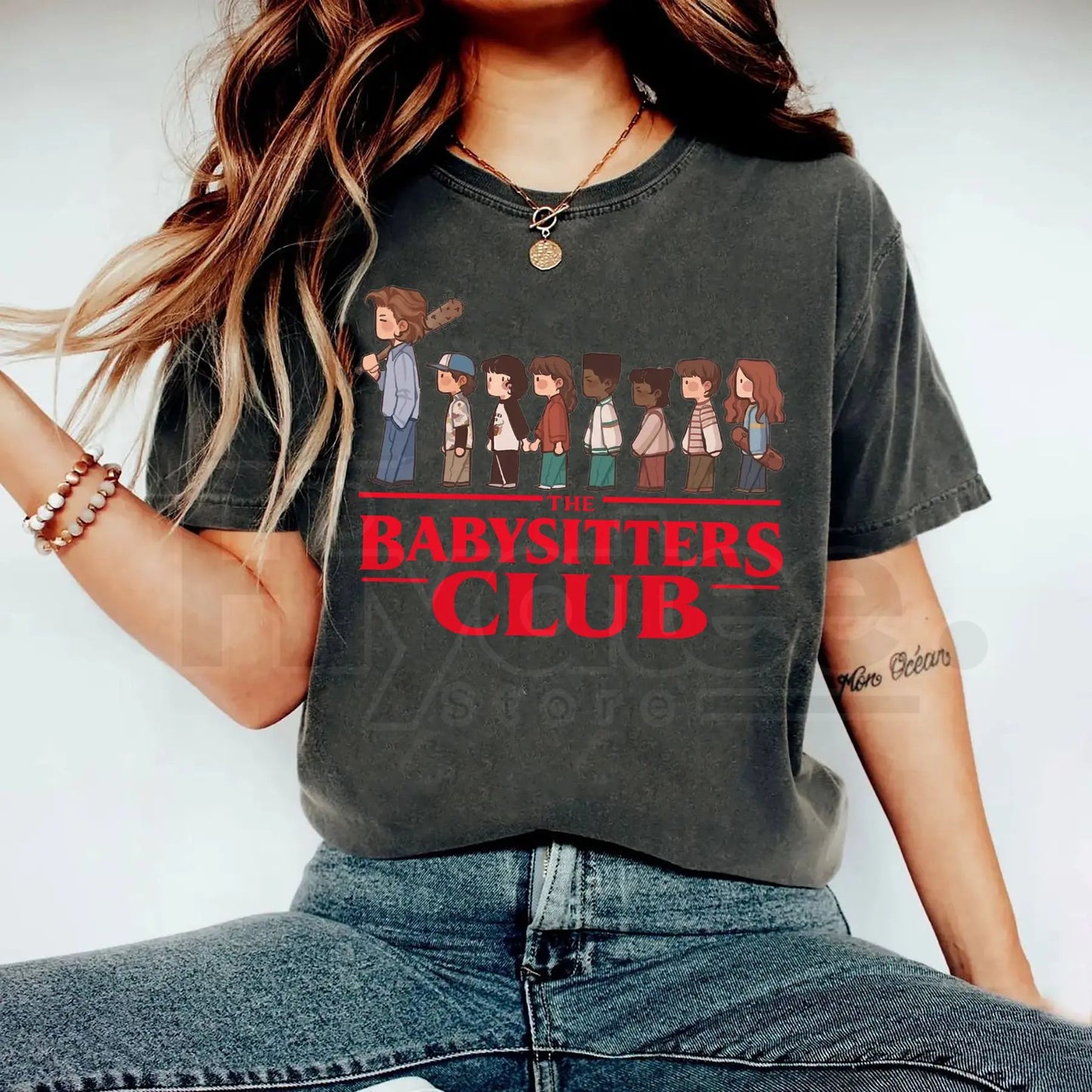 Retro Steve "Babysitter Club" Shirt – Vintage Hawkins Fan Graphic Tee