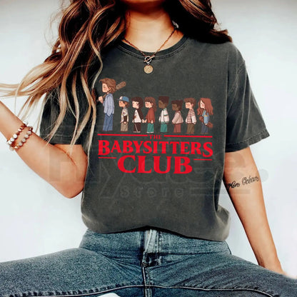 Retro Steve "Babysitter Club" Shirt – Vintage Hawkins Fan Graphic Tee