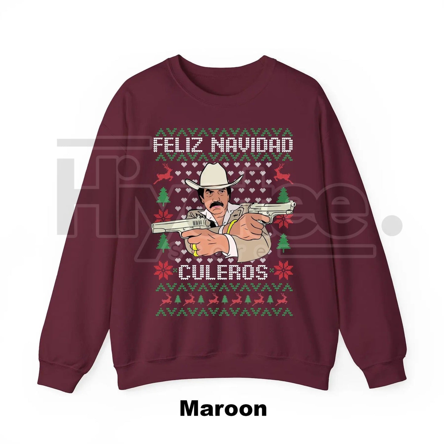 Beto El Mero León del Corrido Quintanilla Ugly Christmas Sweater: Funny Navidad Ugly Christmas Jumper, Mexican Music Fan Gift