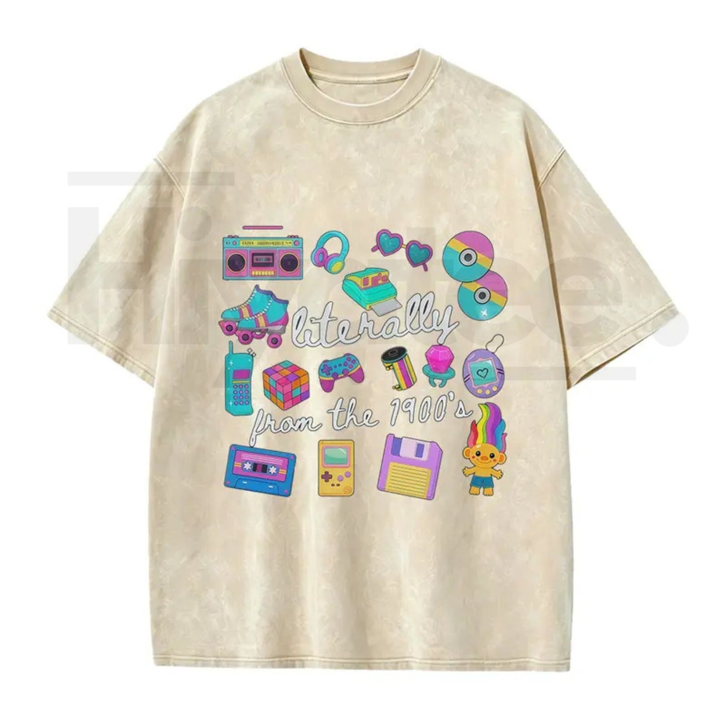 Literally From The 1900s Vintage T-Shirt – Funny Retro 90s Meme Graphic Tee
