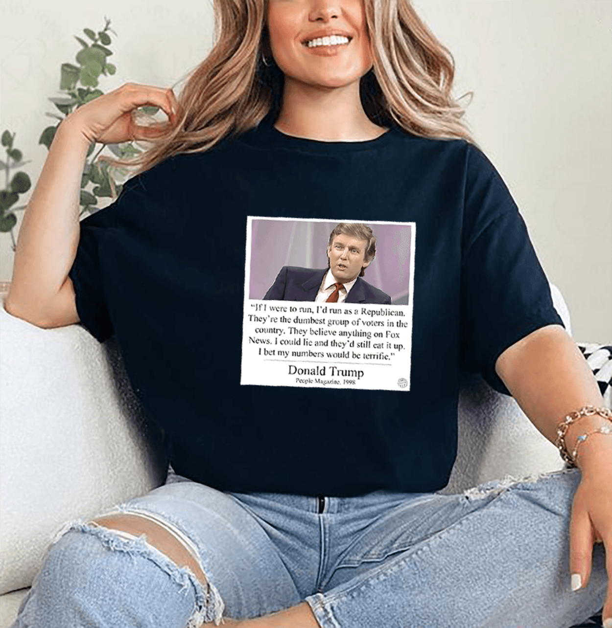 Donald Trump People Magazine Funny Quote Tee, Political Humor Shirt, President - Hiyatee