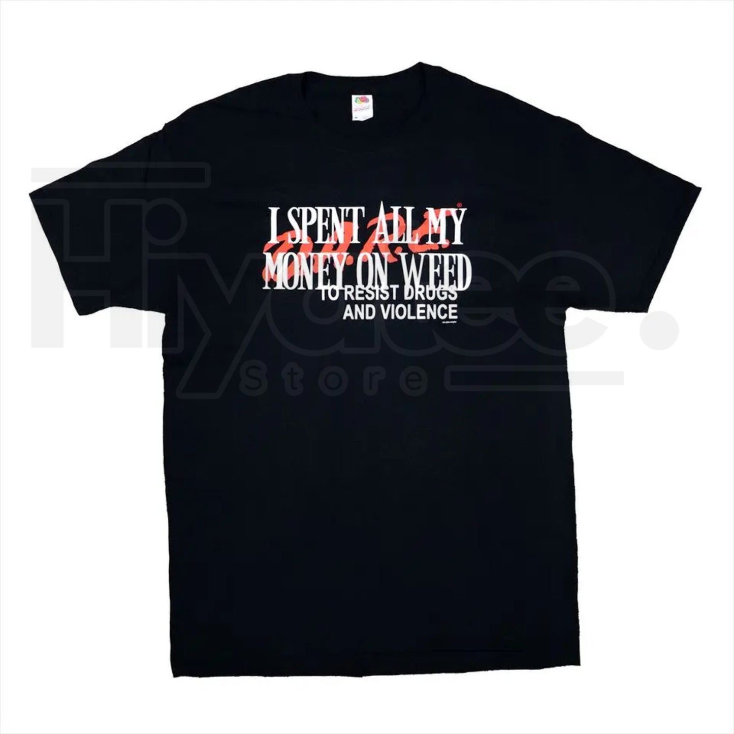 "Spent All My D.A.R.E. Money" – Retro Parody Graphic Cotton Top