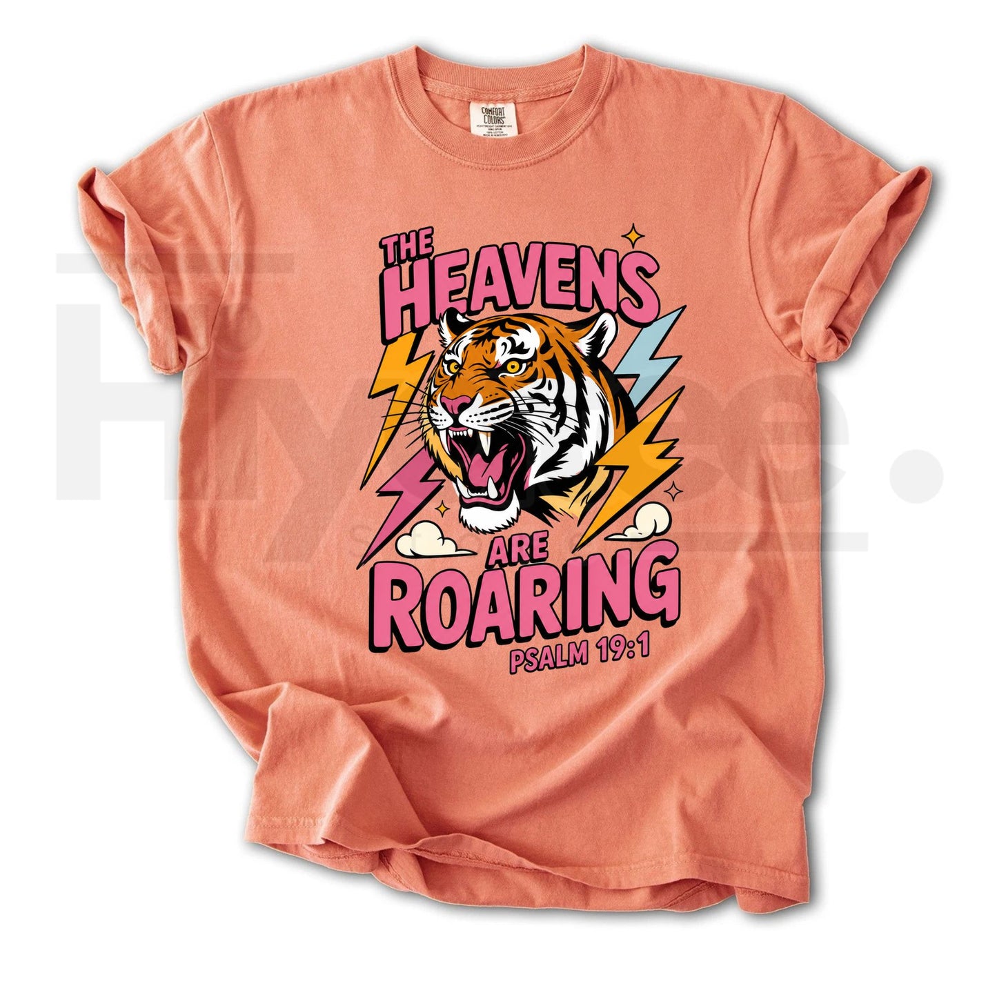Roaring Heavens Heavy Cotton Unisex Graphic T-Shirt
