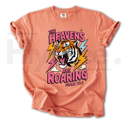 Roaring Heavens Heavy Cotton Unisex Graphic T-Shirt