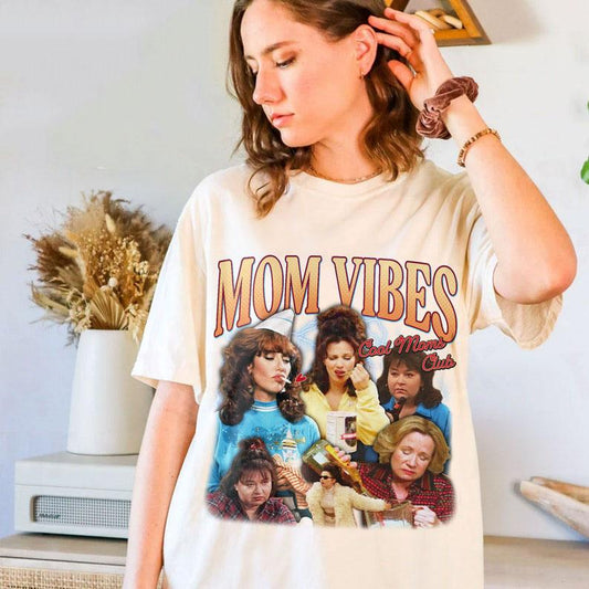 90’S Mom Vibes Shirt, Funny Mom Shirts, Cool Moms Club T Shirt, Funny Mom Life Tee, Mother's Day Gift, Cool Mom Gifts Top Womenswear