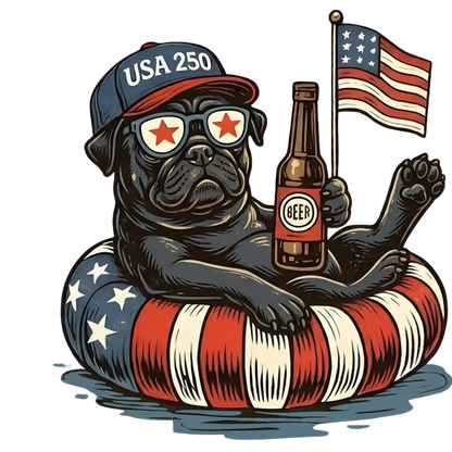 Comfort Colors® Funny 4th of July Dachshund Shirt – Patriotic 250th Anniversary Dog Lover Tee