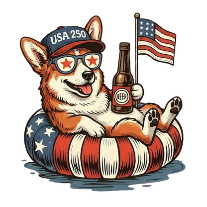 Comfort Colors® Funny 4th of July Dachshund Shirt – Patriotic 250th Anniversary Dog Lover Tee