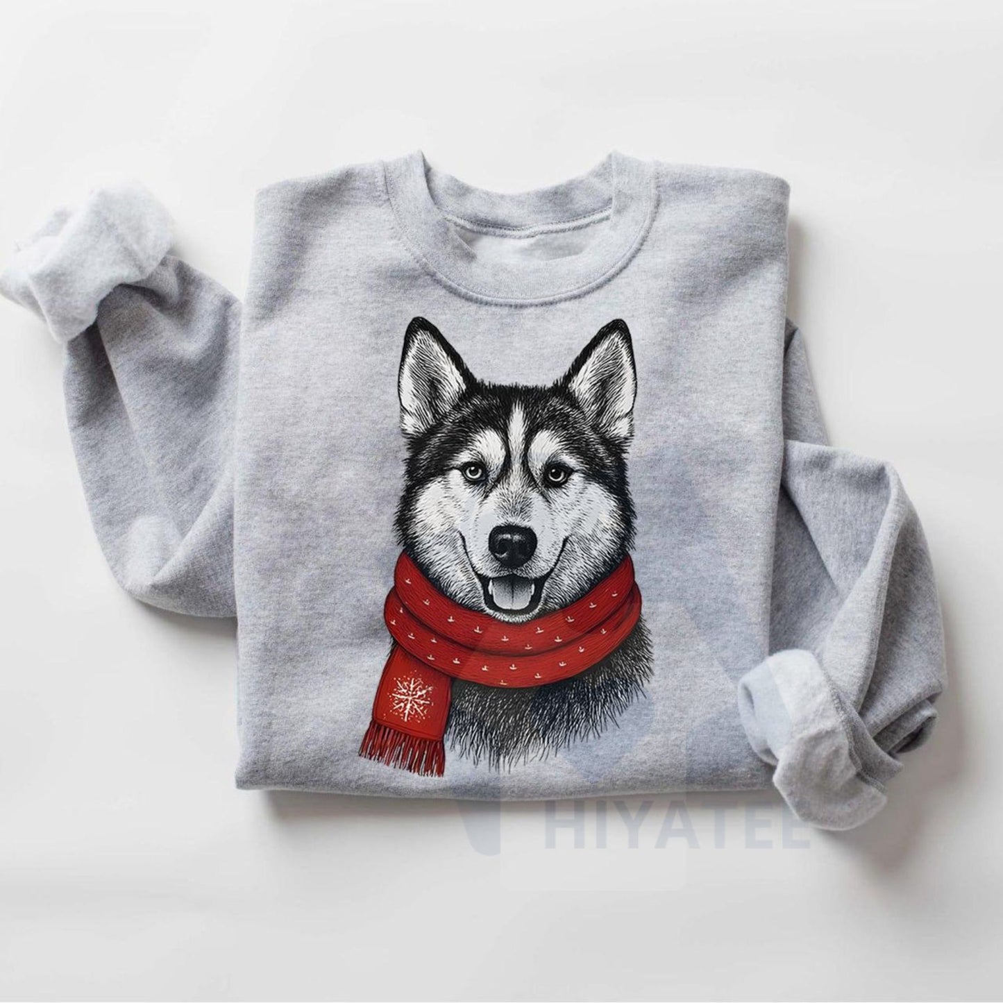 Santa Paws Christmas Dog Sweatshirt: 50 Dog Breeds in Festive Santa Hats, Gildan Unisex Holiday Pullover