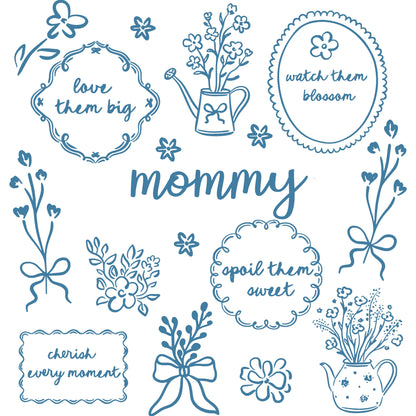 Comfort Colors® Custom Floral Grandma Shirt – Personalized Mama & Nana Flower Tee