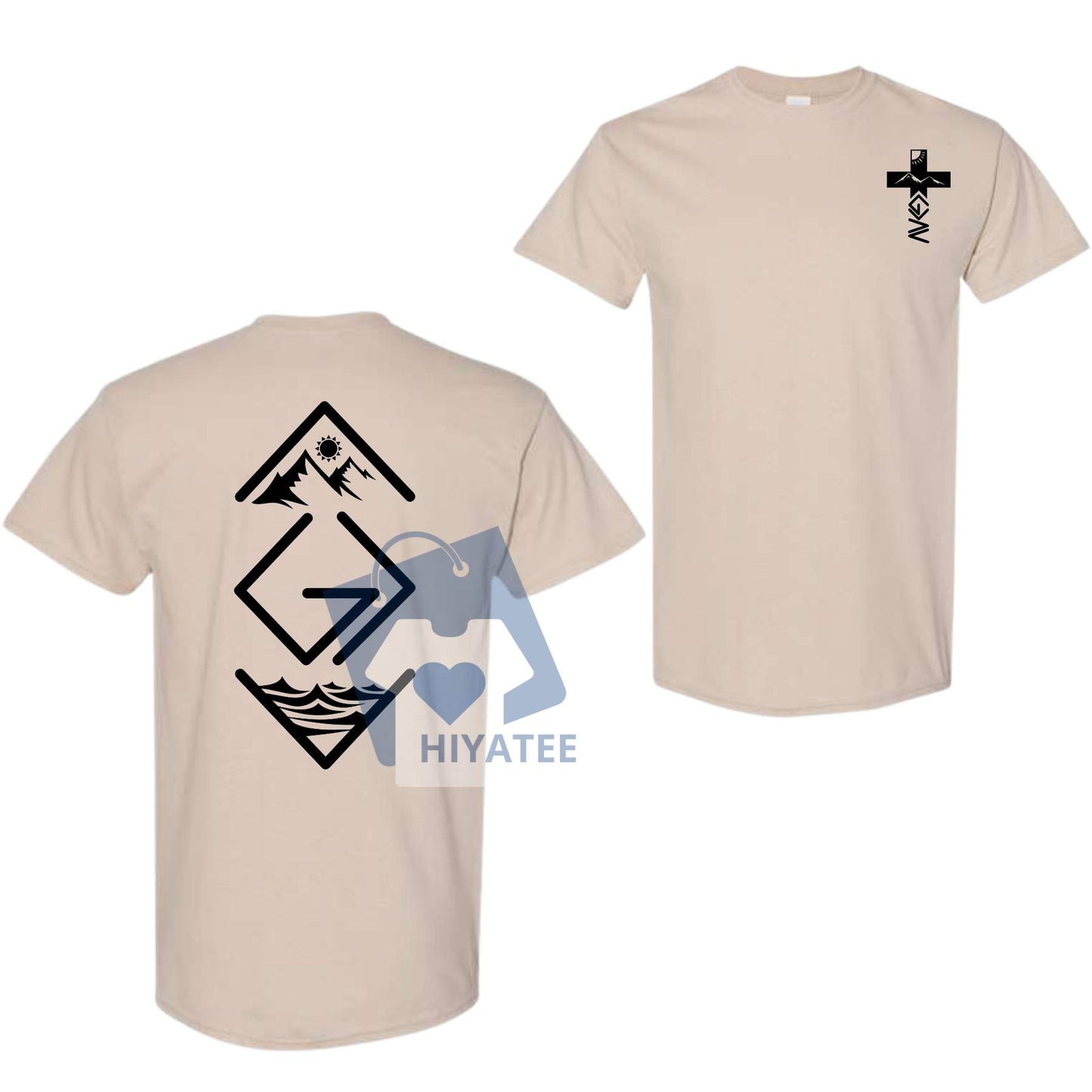 God Is Greater Than The Highs And Lows T-Shirt – 2-Sided Christian Tee