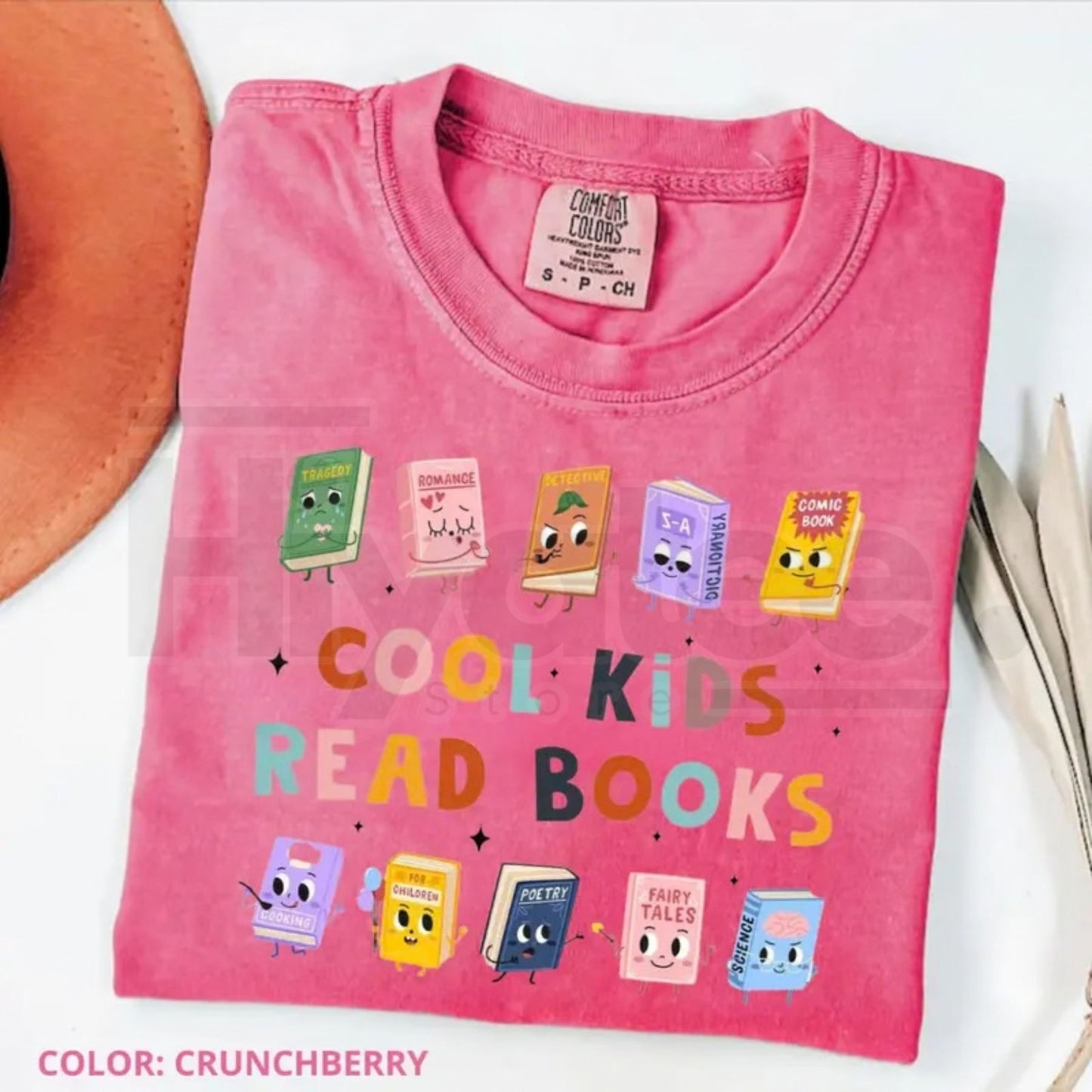 Cool Kids Read Books Shirt – Teacher & Librarian Gift, Kindergarten Reading Tee