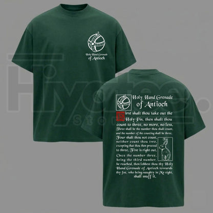 The Holy Hand Grenade of Antioch T-Shirt – Funny 1975 Meme Graphic Tee