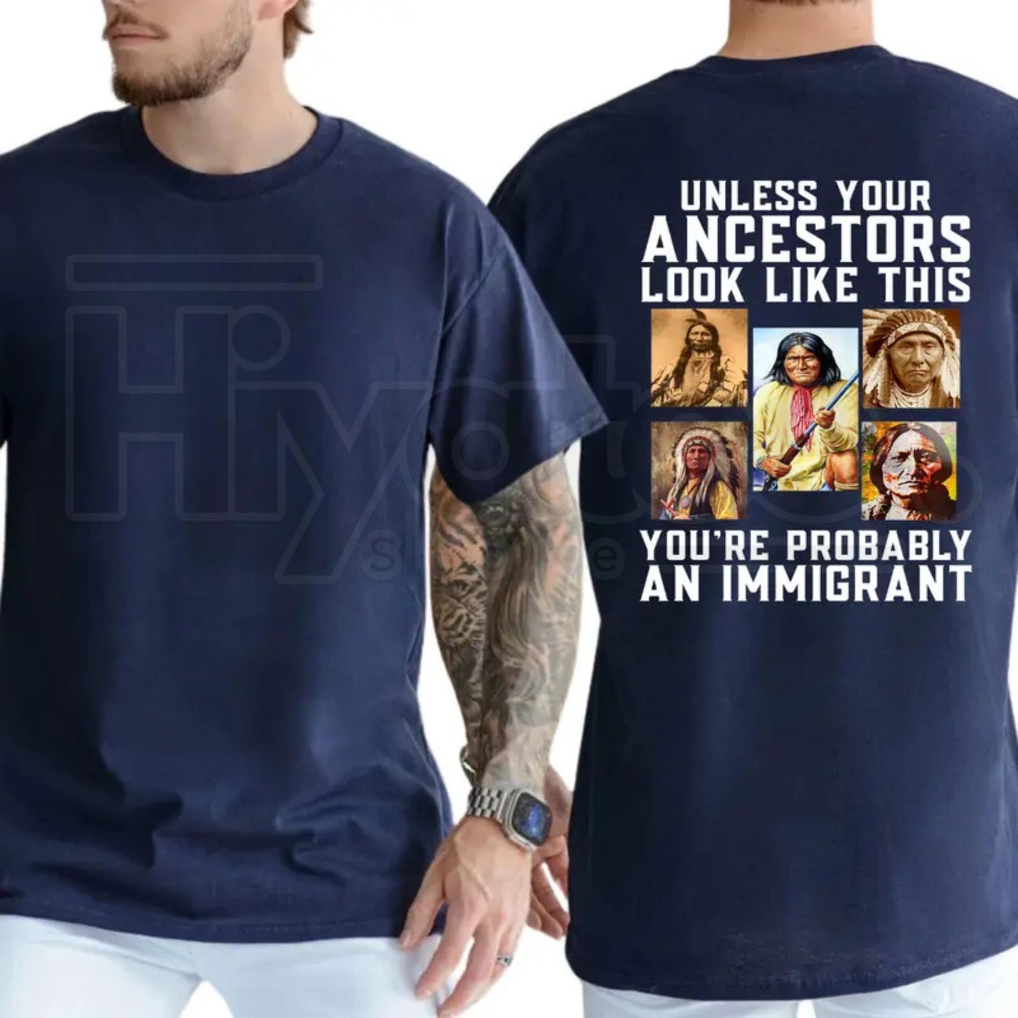 Unless Your Ancestors Look Like This T-Shirt – Native American Equality & Justice Tee