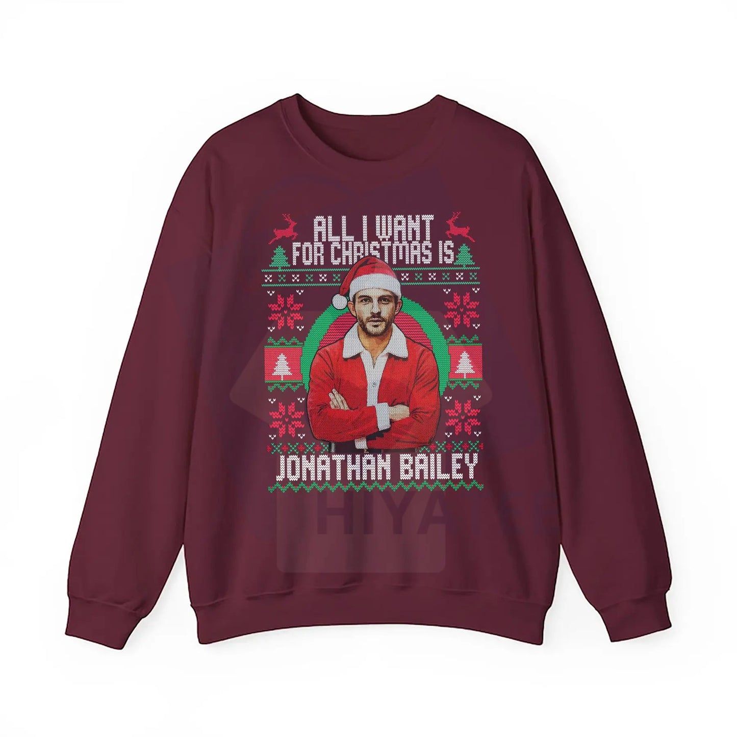 Fiyero All I Want For Christmas Is Jonathan Bailey Shirt: Ugly Xmas Sweatshirt, Wicked Musical Fan Gift, Bridgerton Star Holiday Graphic Tee