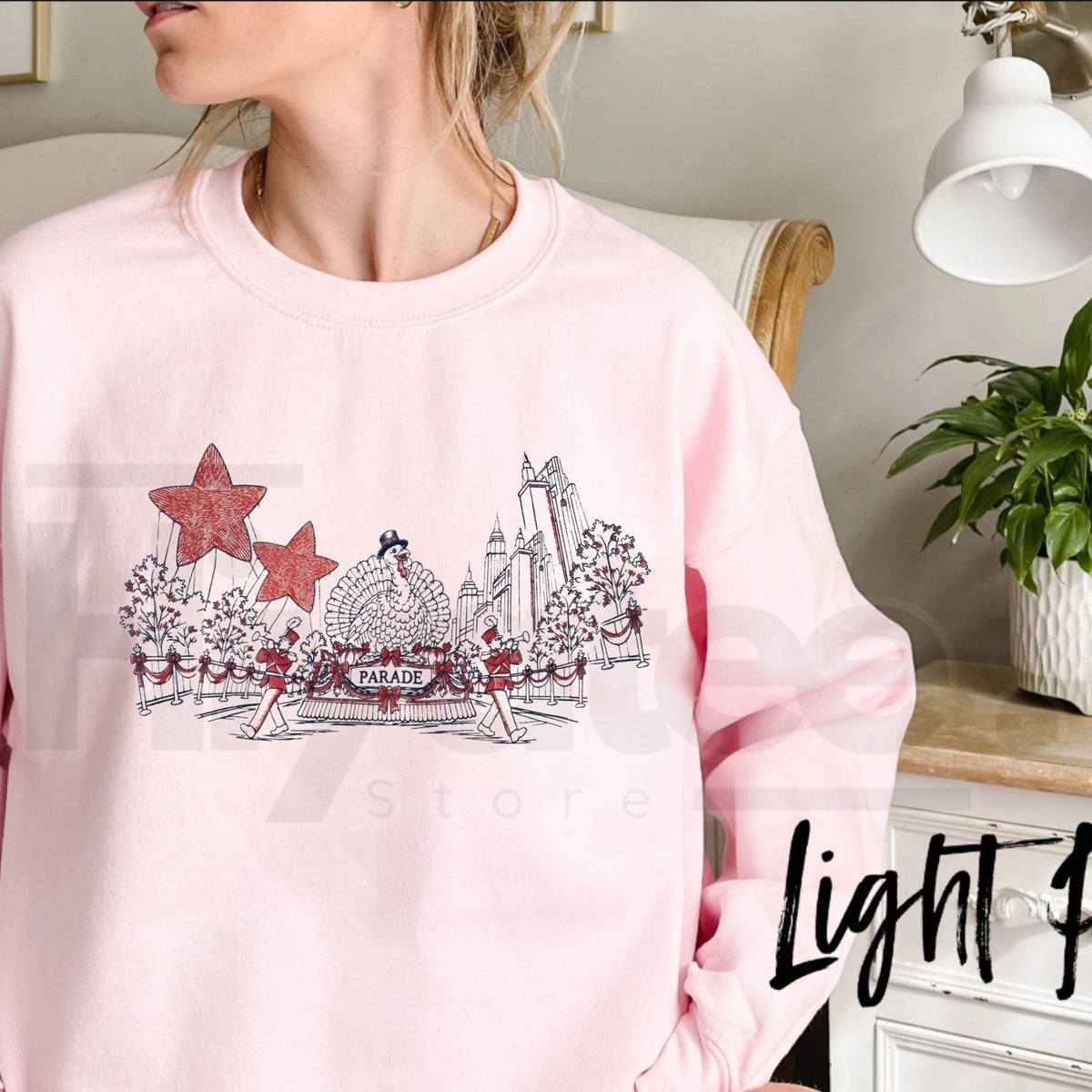 Macy's Thanksgiving Day Parade Sweatshirt – 100th Thanksgiving Parade Crewneck, Holiday Parade Graphic Pullover