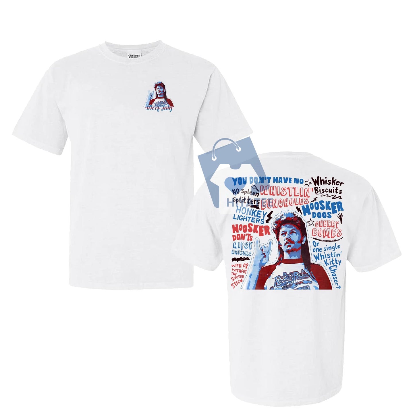 Joe Dirt 4th of July Shirt – ‘Merica 2-Sided Patriotic Tee