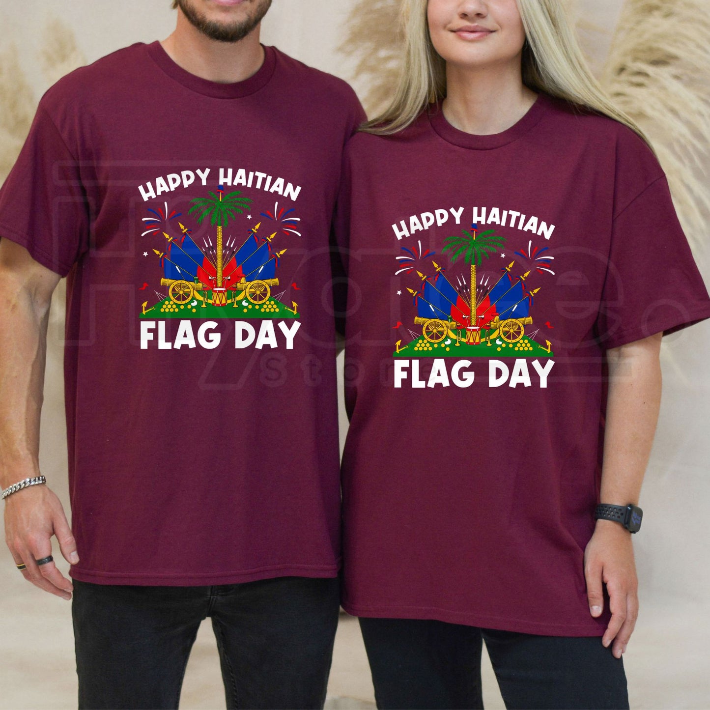 "Haitian Flag Day" Heritage – Unisex Premium Cotton Pride Graphic Top