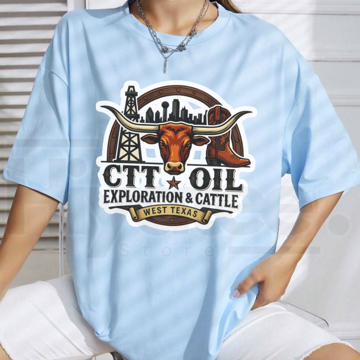 CTT Oil Exploration & Cattle T-Shirt – West Texas Oilfield & Ranching Tee