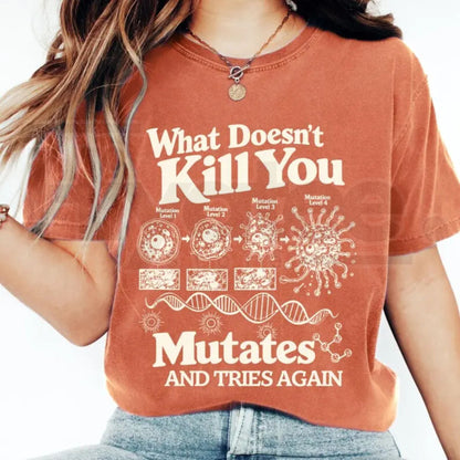 Comfort Colors Bacteria Virus Science Biology Teacher Shirt