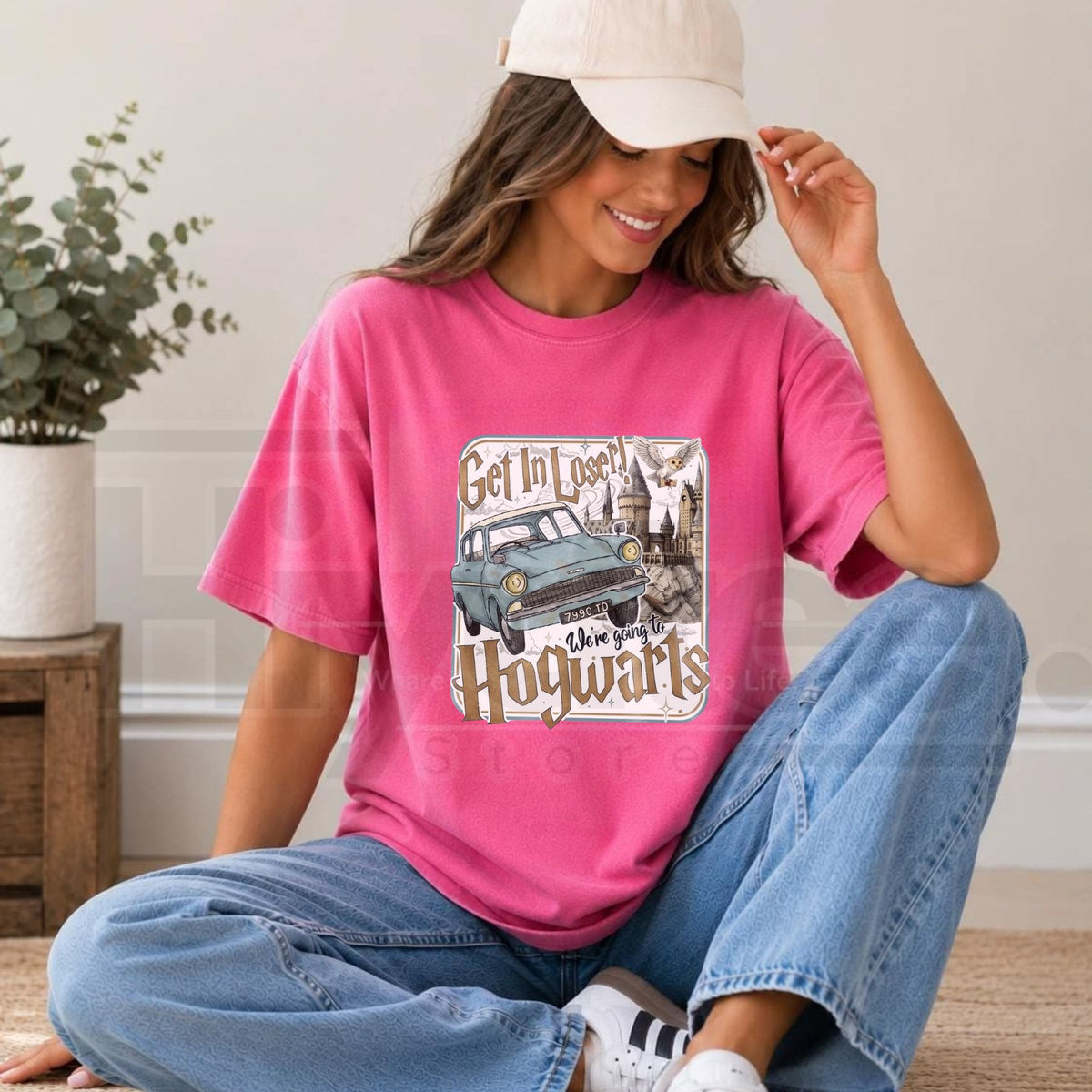 Comfort Colors Get In Loser We're Going to Wizard School T-Shirt