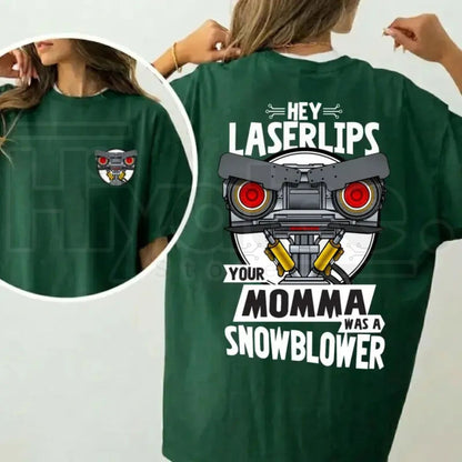 Short Circuit Laser Lips T-Shirt – Classic 80s Movie Parody Tee