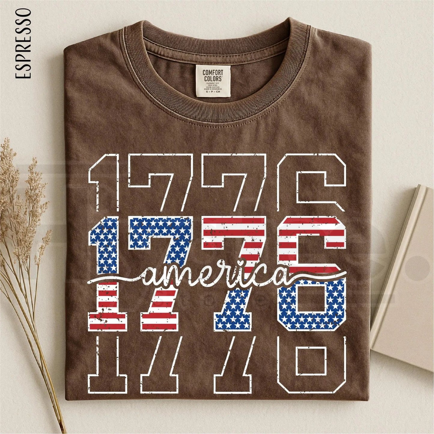Comfort Colors 1776 Land of the Free Shirt – 250th America Anniversary Independence Day Tee, Fourth of July Gift