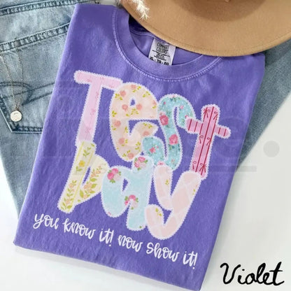 Comfort Colors® Test Day Shirt – Teacher State Testing T-Shirt, Testing Coordinator Life Tee