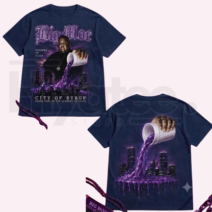 Big Moe Heavy Cotton Unisex Graphic T-Shirt – Houston Texas Screwed Up Click DJ Screw Tee
