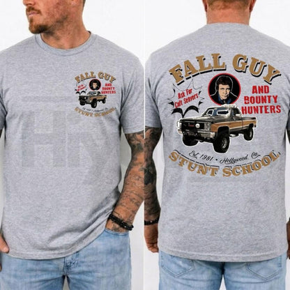 The Fall Guy Vintage T-Shirt – Retro 80s Action Movie Stuntman Graphic Tee