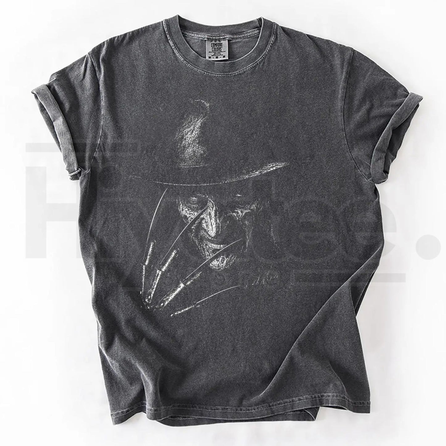 Comfort Colors Retro Horror Movie Characters Halloween Shirt Group Matching Tee