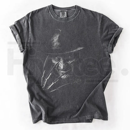 Comfort Colors Retro Horror Movie Characters Halloween Shirt Group Matching Tee