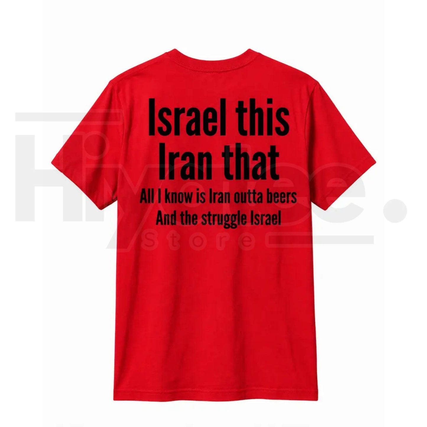 All I Know Is Iran Outta Beers T-Shirt – Funny Back Print Beer Pun Graphic Tee