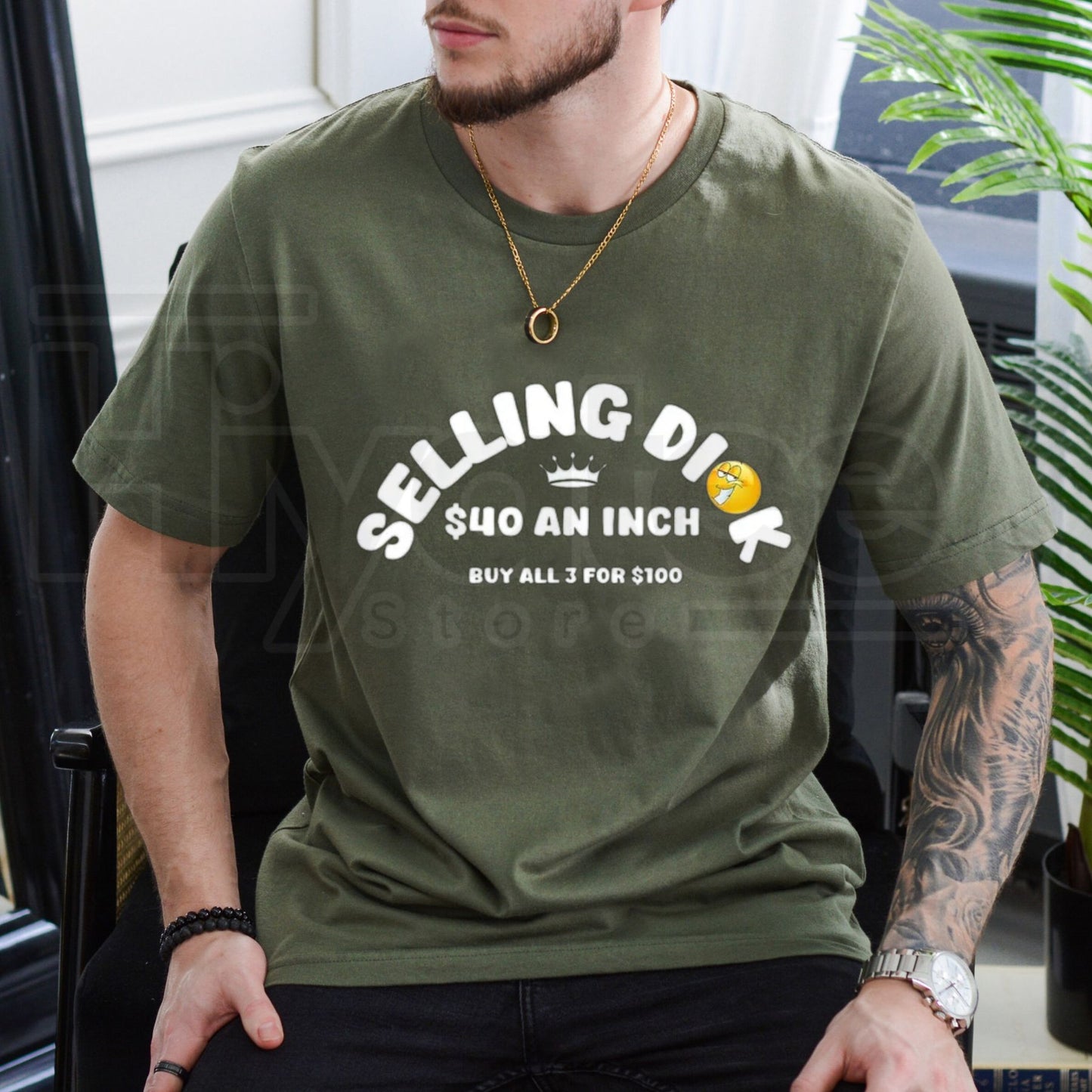 Selling Dick Funny Adult Meme T-Shirt – Offensive Humorous Innuendo Top for Men