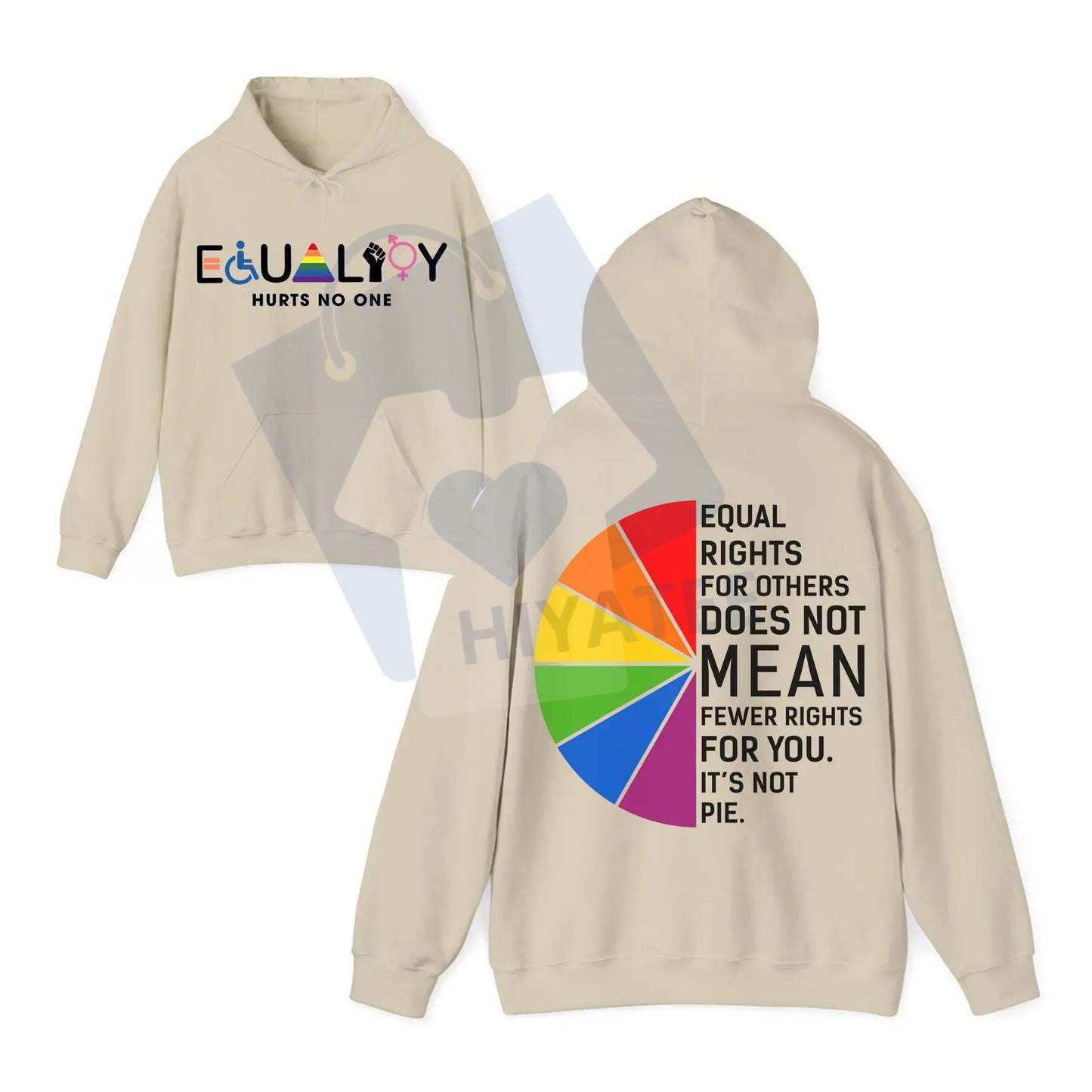 "Equal Rights For Others Doesn't Mean Fewer Rights For You" T-Shirt – 2-Sided Equality & Human Rights Tee, Unisex Slogan Shirt
