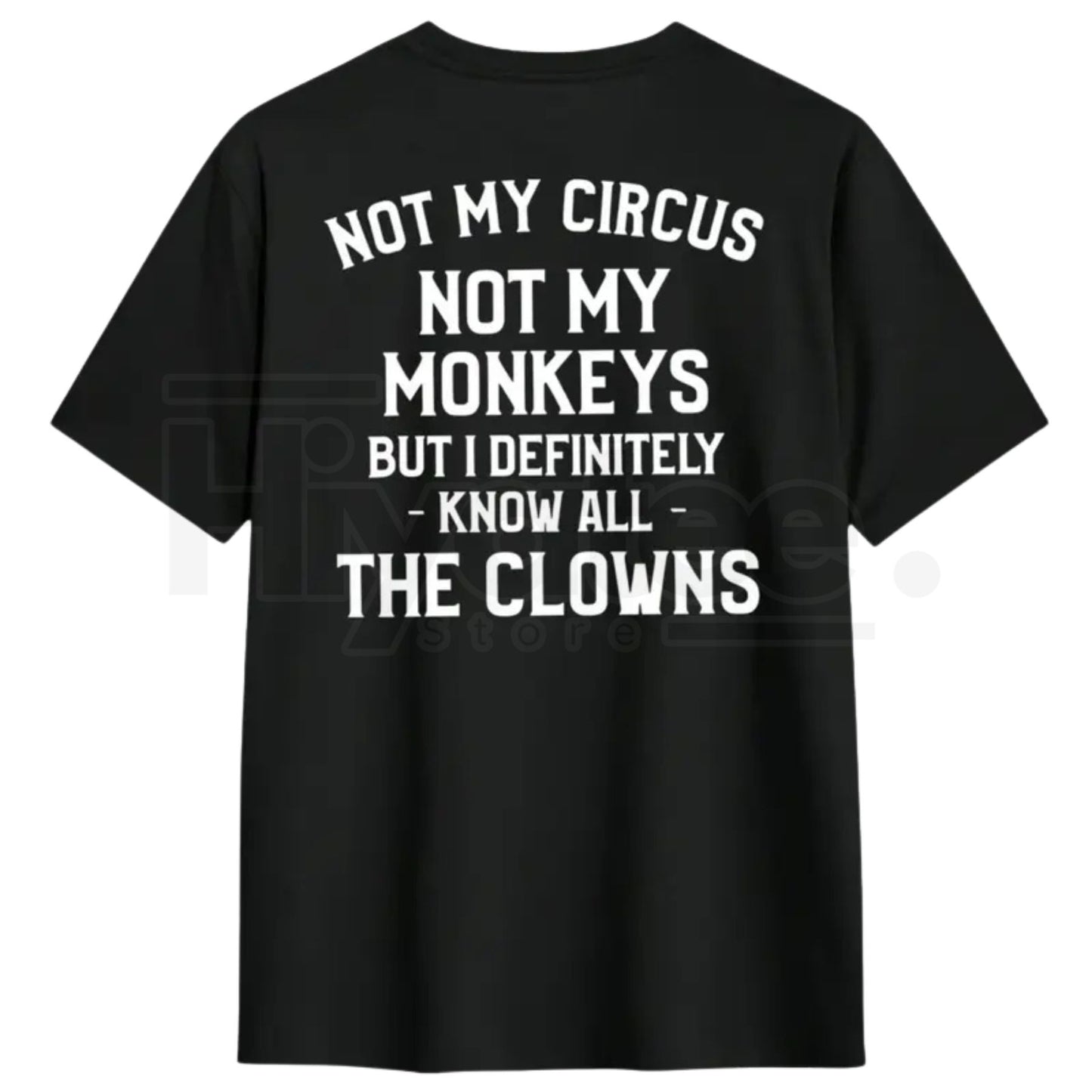 "Not My Circus" Unisex Sporty Cotton T-Shirt – Funny Golf & Casual Graphic Tee